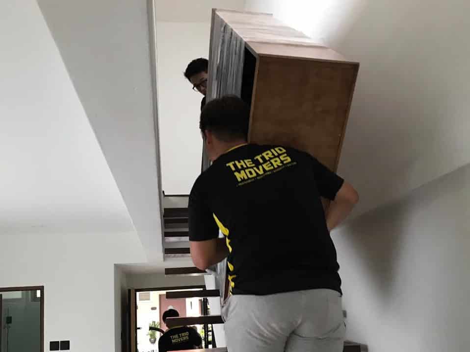 The Trio Mover Moving Up Stairs
